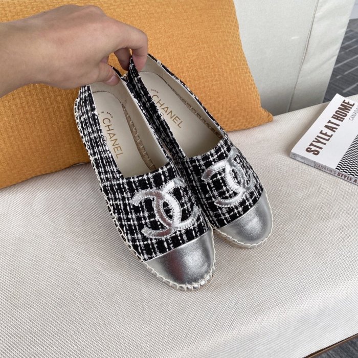 Chanel Women Shoes Fashion Espadrille Luxury Brand Casual Shoes for Women ESPADRILLE with Original Box Espadrilles