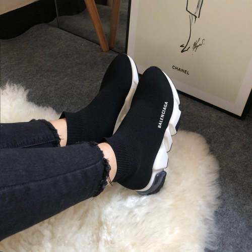 Balenciaga Womens Shoes Breathable Luxury Brand Fashion WOMEN'S SPEED RECYCLED SNEAKER with Original Box Speed Sneakers