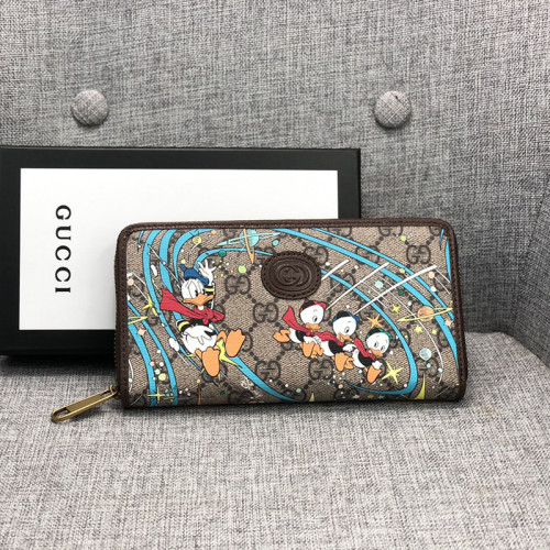 Gucci Mens Womens Wallets Purse Clutch Luxury Brand Fashion Ophidia GG zip around wallet with Original Box