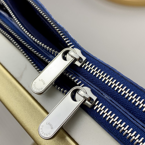 Louis Vuitton Womens Clutch Wallets Messenger Bags Luxury Fashion Type Designer LV ESCALE POCHETTE DOUBLE ZIP M69124 with Original Box 1:1