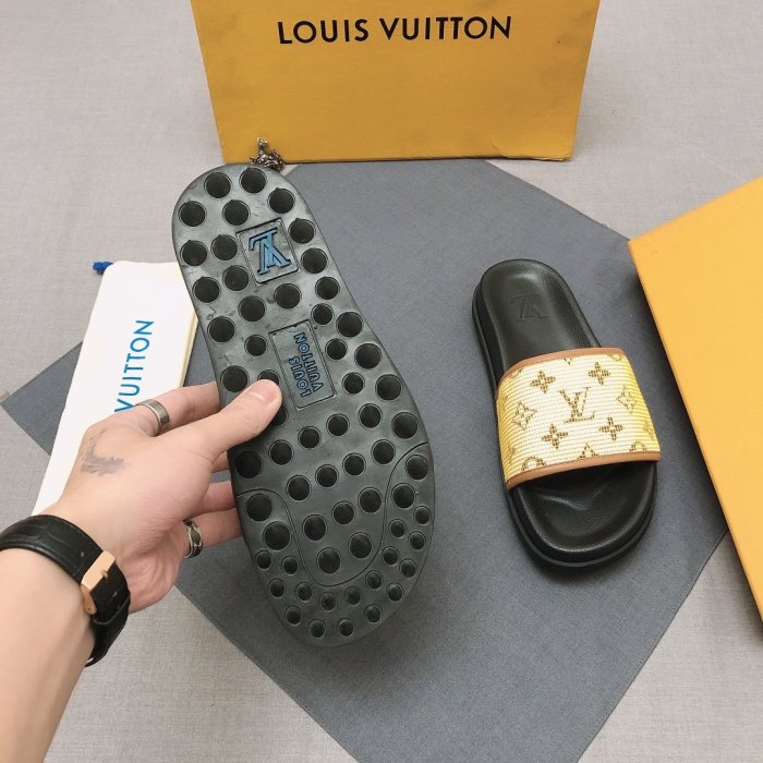 Louis Vuitton Men Shoes Fashion Mule