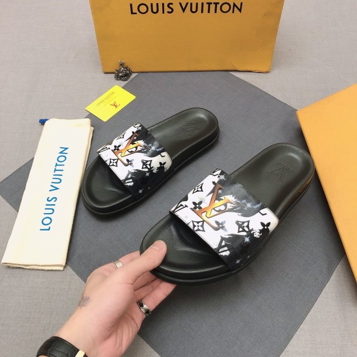 Louis Vuitton Men Shoes Fashion Mule