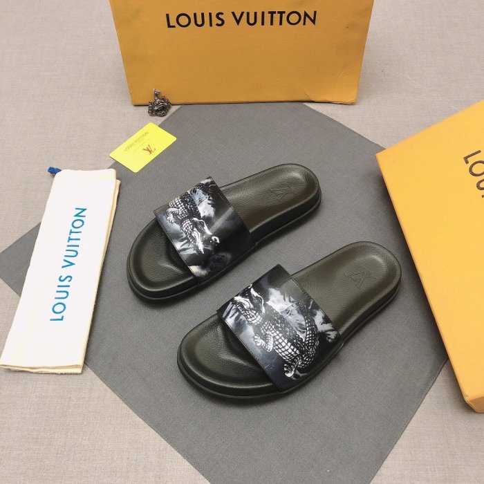 Louis Vuitton Men Shoes Fashion Mule