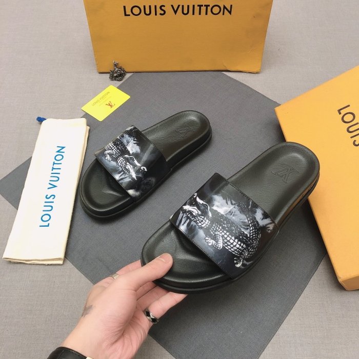 Louis Vuitton Men Shoes Fashion Mule