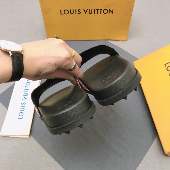 Louis Vuitton Men Shoes Fashion Mule