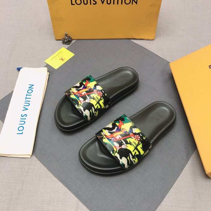 Louis Vuitton Men Shoes Fashion Mule