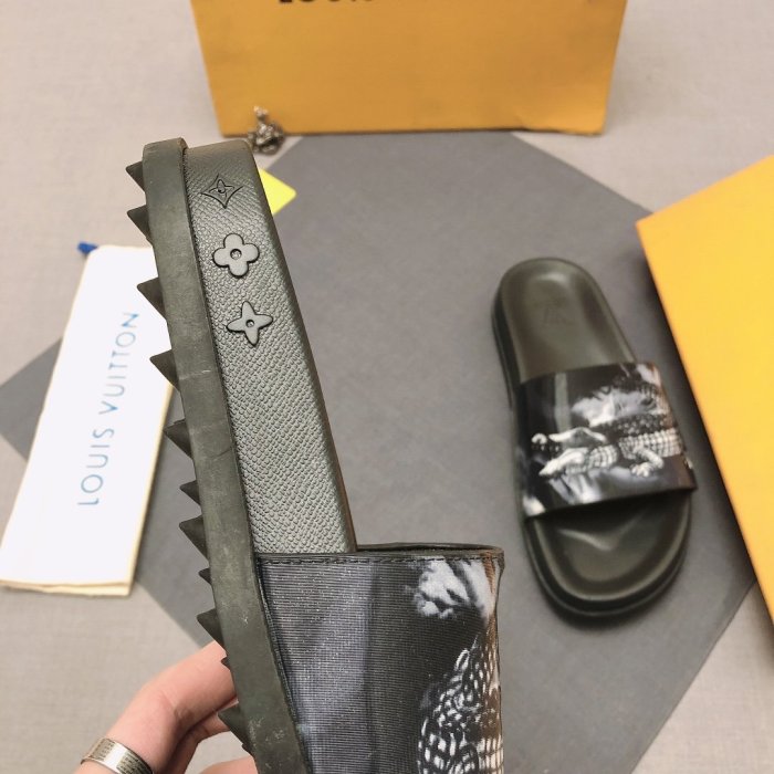 Louis Vuitton Men Shoes Fashion Mule