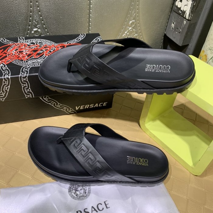 Versace Men Shoes Luxury Designer Greca Sandals