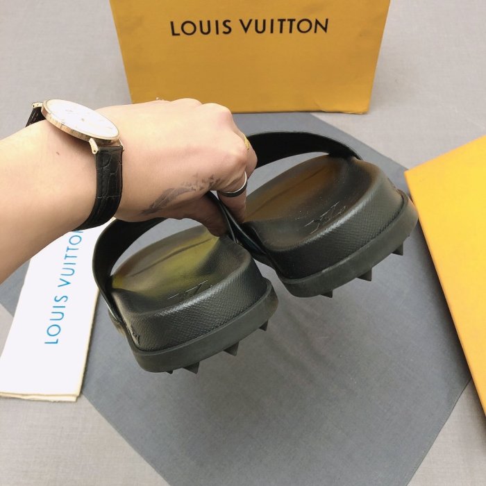 Louis Vuitton Men Shoes Fashion Mule