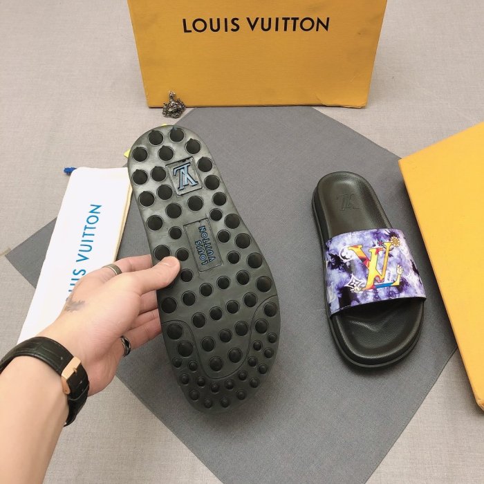 Louis Vuitton Men Shoes Fashion Mule