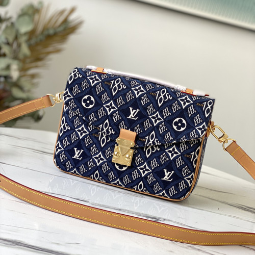 Louis Vuitton Womens Bags Crossbody Bag SINCE 1854 POCHETTE MÉTIS Blue Luxury Brand Messenger Shoulder Bags with Original Box M57395