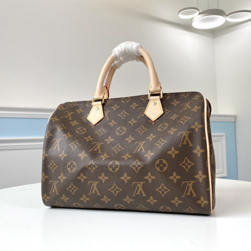 Louis Vuitton Womens Bags Luxury Brand Fashion Type SPEEDY 30 Monogram Canvas with Original Box M41108