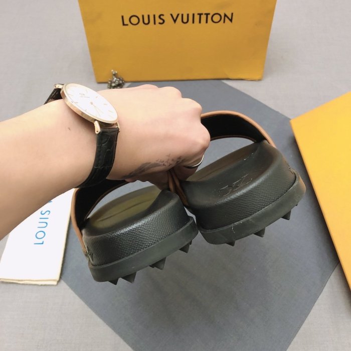 Louis Vuitton Men Shoes Fashion Mule