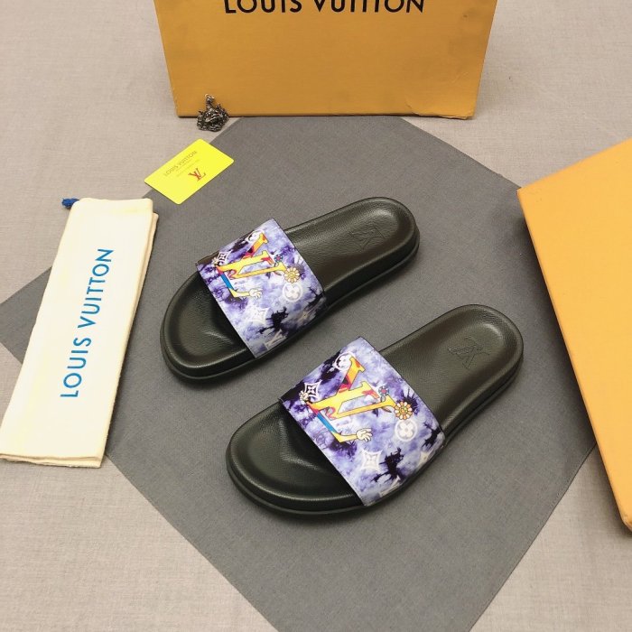 Louis Vuitton Men Shoes Fashion Mule