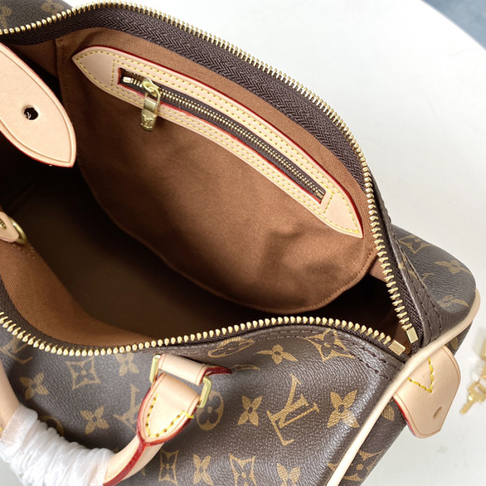 Louis Vuitton Womens Bags Luxury Brand Fashion Type SPEEDY 30 Monogram Canvas with Original Box M41108