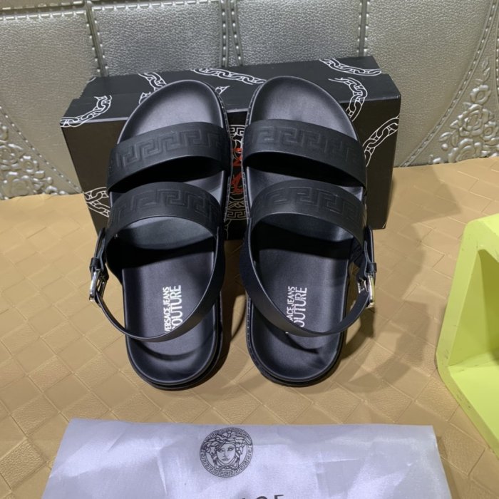 Versace Men Shoes Luxury Designer Greca Sandals