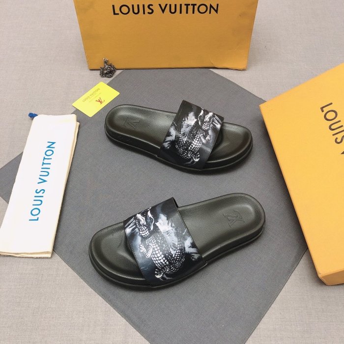 Louis Vuitton Men Shoes Fashion Mule