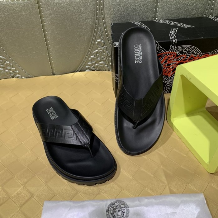 Versace Men Shoes Luxury Designer Greca Sandals