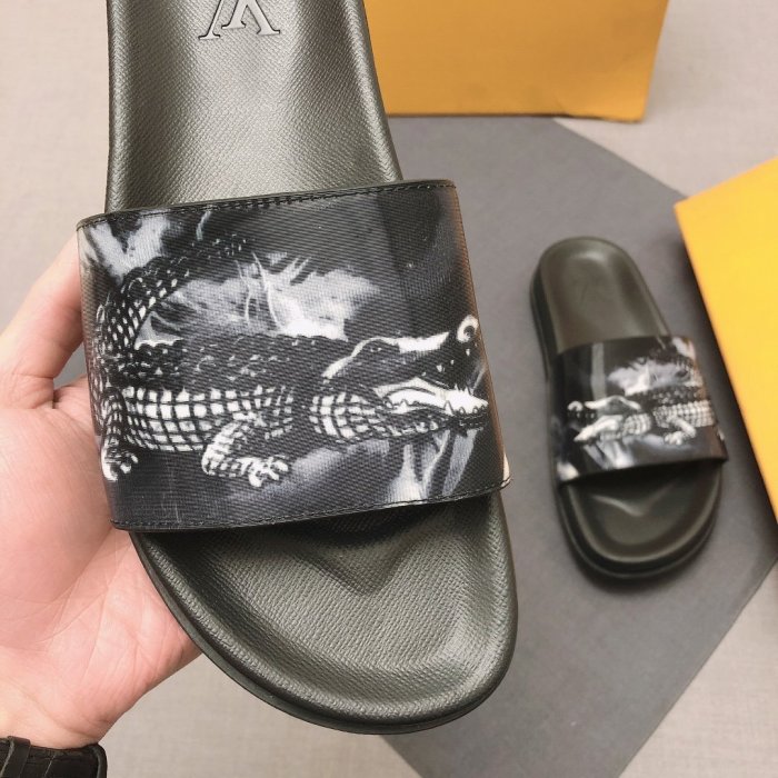 Louis Vuitton Men Shoes Fashion Mule