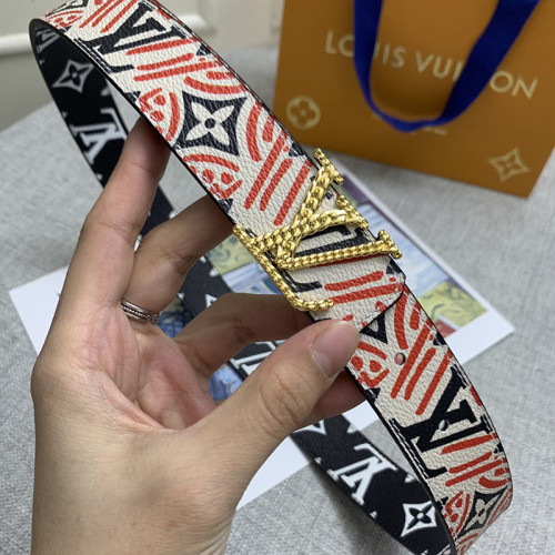 Louis Vuitton Womens Belt Luxury Brand Fashion Women Belts with Original Box
