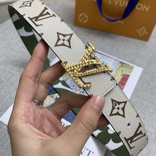 Louis Vuitton Womens Belt Luxury Brand Fashion Women Belts with Original Box