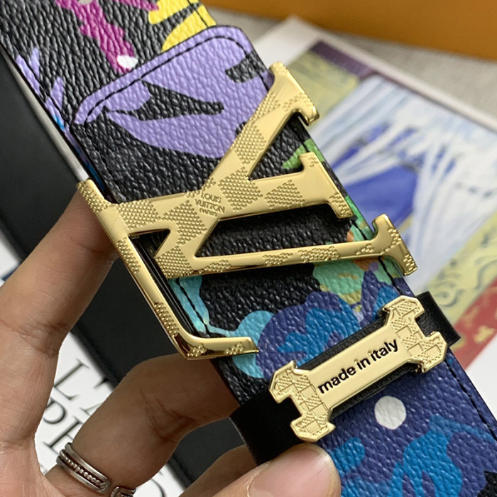 Louis Vuitton Mens Belt Luxury Brand Fashion Men Belts with Original Box