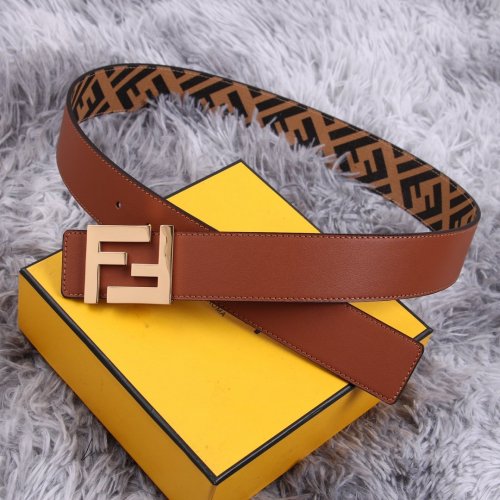 Fendi Mens Belt Luxury Brand Men Belts Luxury Brand with Original Box