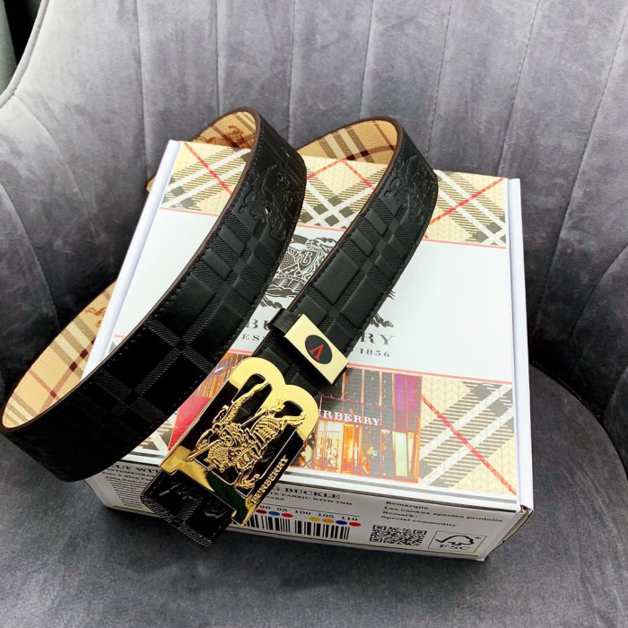 Burberry Mens Belt Luxury Brand Men Belts Luxury Brand with Original Box