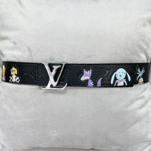 Louis Vuitton Mens Belt Luxury Brand Fashion Men Belts with Original Box LV SHAPE 40MM REVERSIBLE TAURILLON PUPPETS BELT