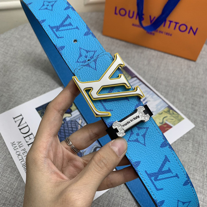 Louis Vuitton Mens Belt Luxury Brand Fashion Men Belts with Original Box