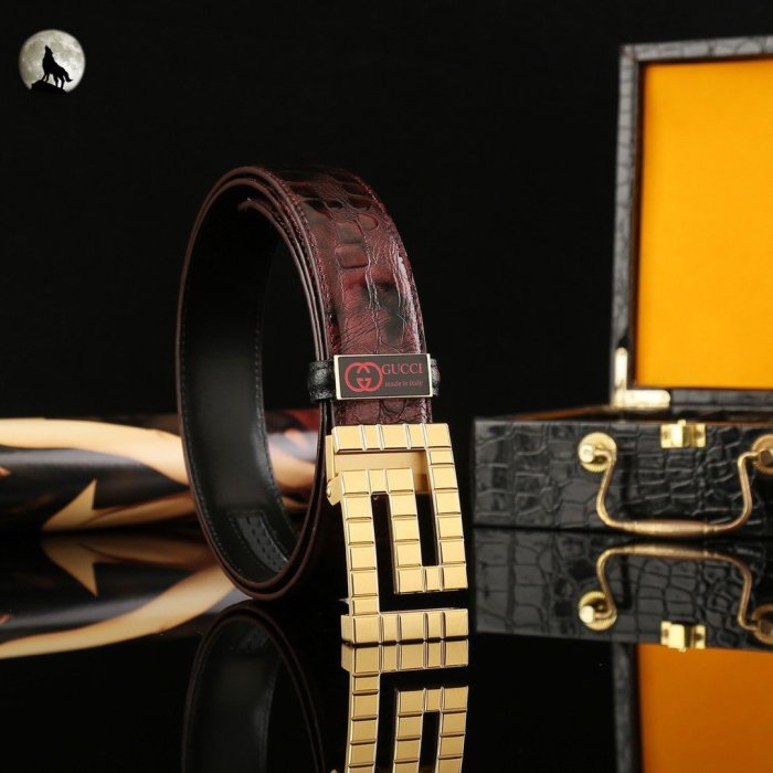Gucci Mens Belt Luxury Brand Men Belts Luxury Brand with Original Box