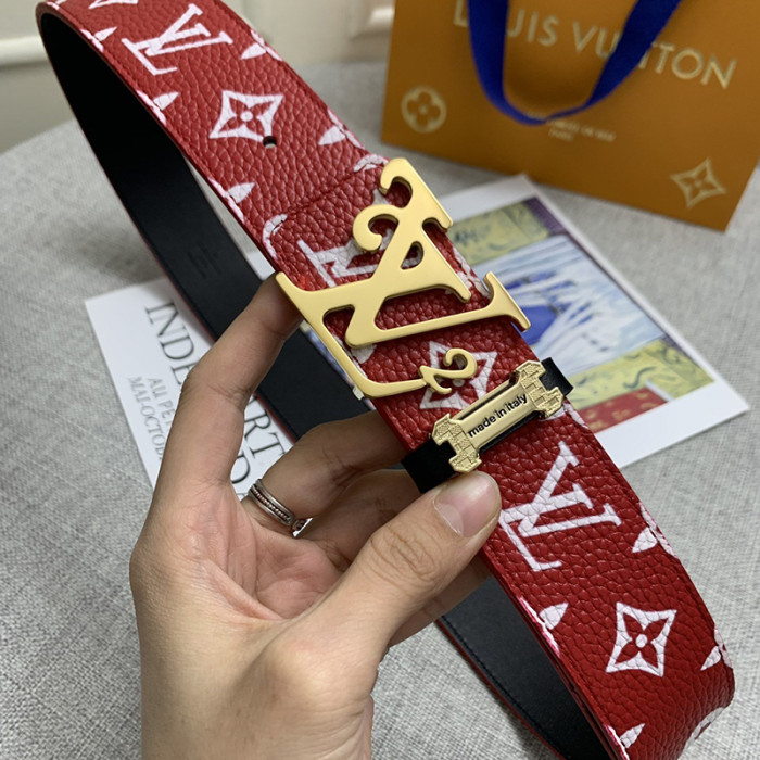 Louis Vuitton Mens Belt Luxury Brand Fashion Men Belts with Original Box