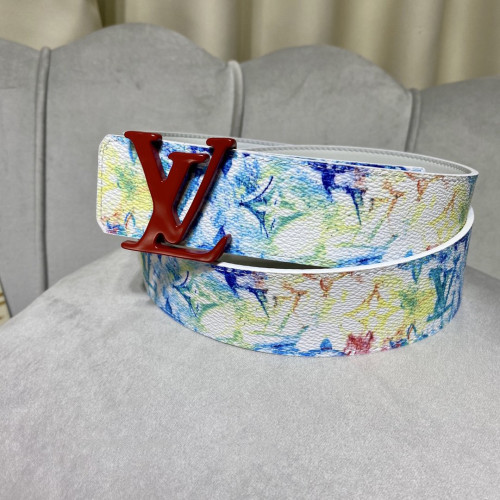 Louis Vuitton Mens Belt Luxury Brand Fashion Men Belts with Original Box LV SHAPE 40MM REVERSIBLE BELT