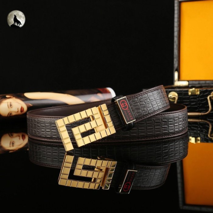 Gucci Mens Belt Luxury Brand Men Belts Luxury Brand with Original Box