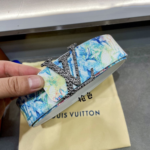 Louis Vuitton Mens Belt Luxury Brand Fashion Men Belts with Original Box