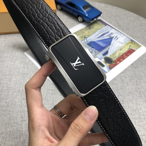 Louis Vuitton Mens Belt Luxury Brand Fashion Men Belts with Original Box