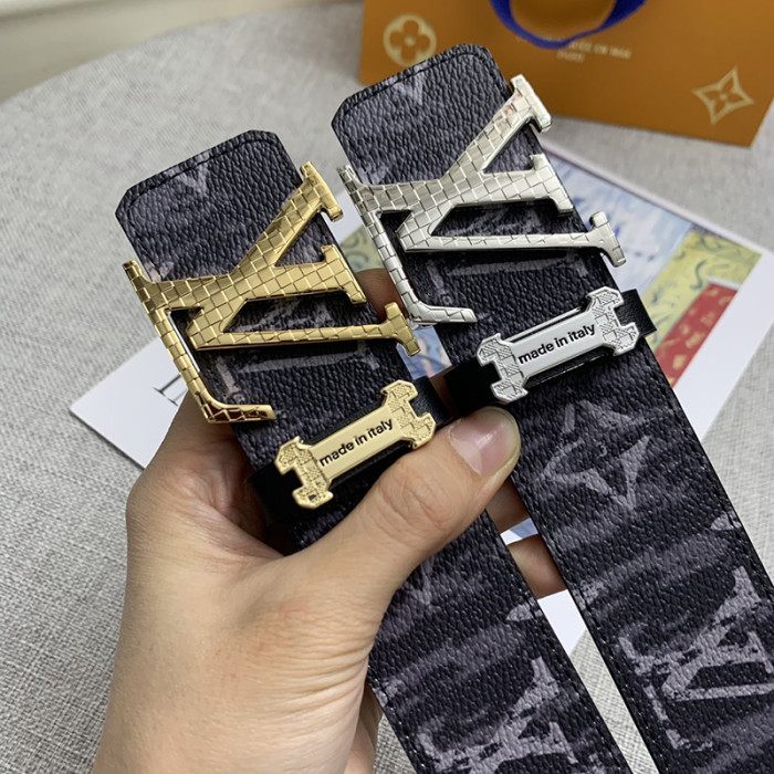 Louis Vuitton Mens Belt Luxury Brand Fashion Men Belts with Original Box