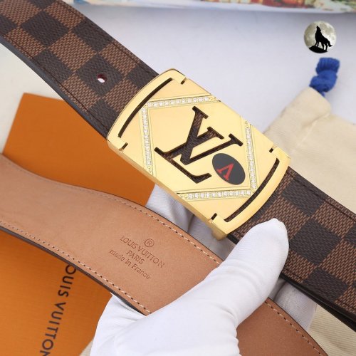 Louis Vuitton Mens Belt Luxury Brand Fashion Men Belts with Original Box
