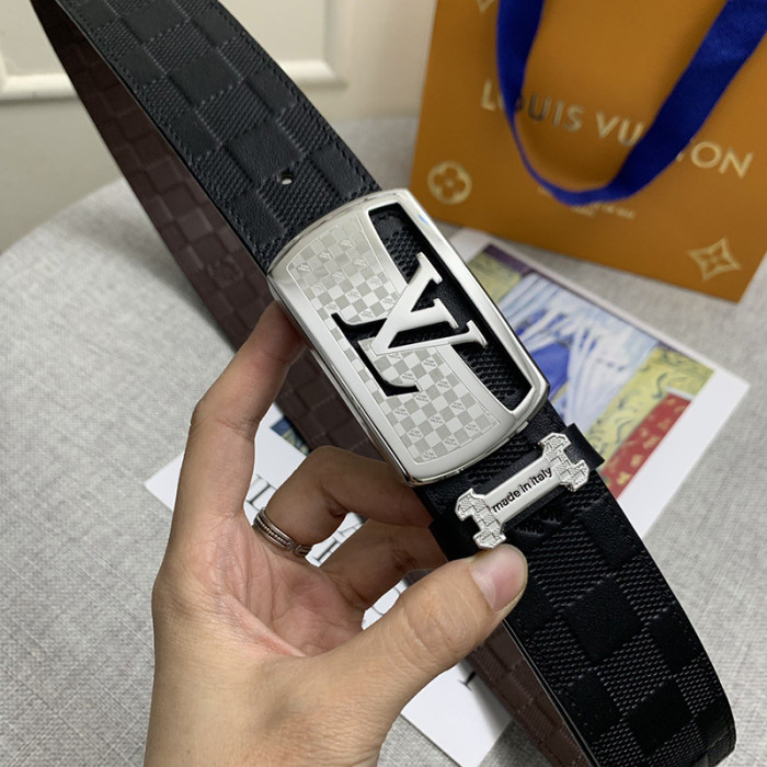 Louis Vuitton Mens Belt Luxury Brand Fashion Men Belts with Original Box