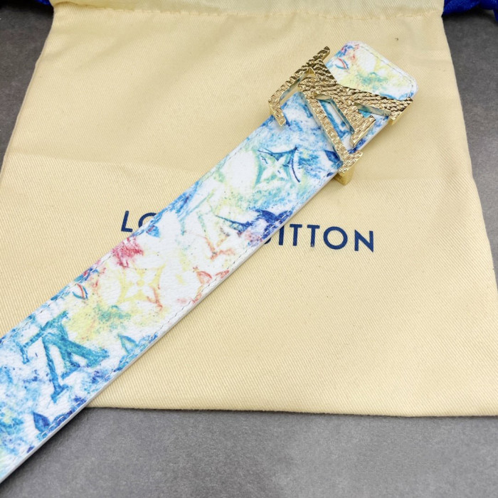 Louis Vuitton Mens Belt Luxury Brand Fashion Men Belts with Original Box