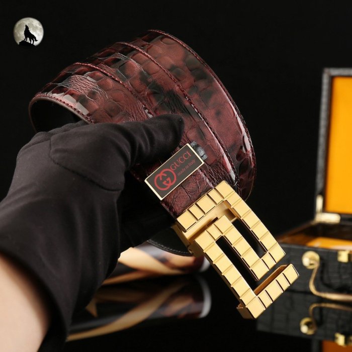 Gucci Mens Belt Luxury Brand Men Belts Luxury Brand with Original Box