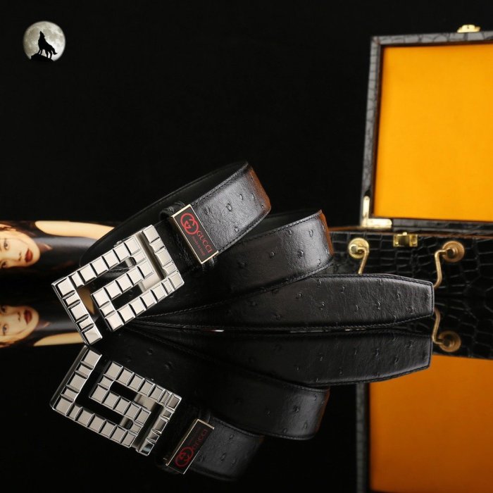 Gucci Mens Belt Luxury Brand Men Belts Luxury Brand with Original Box