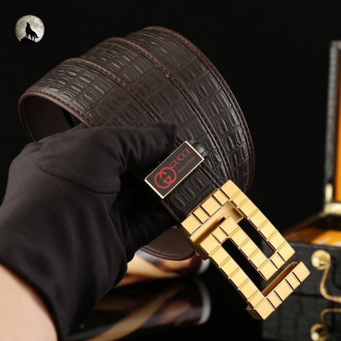 Gucci Mens Belt Luxury Brand Men Belts Luxury Brand with Original Box