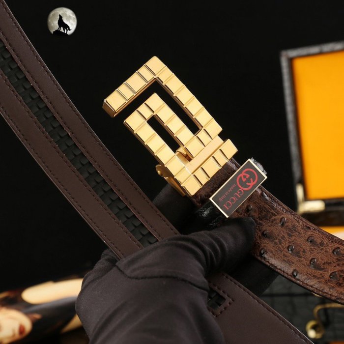 Gucci Mens Belt Luxury Brand Men Belts Luxury Brand with Original Box