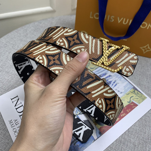Louis Vuitton Womens Belt Luxury Brand Fashion Women Belts with Original Box