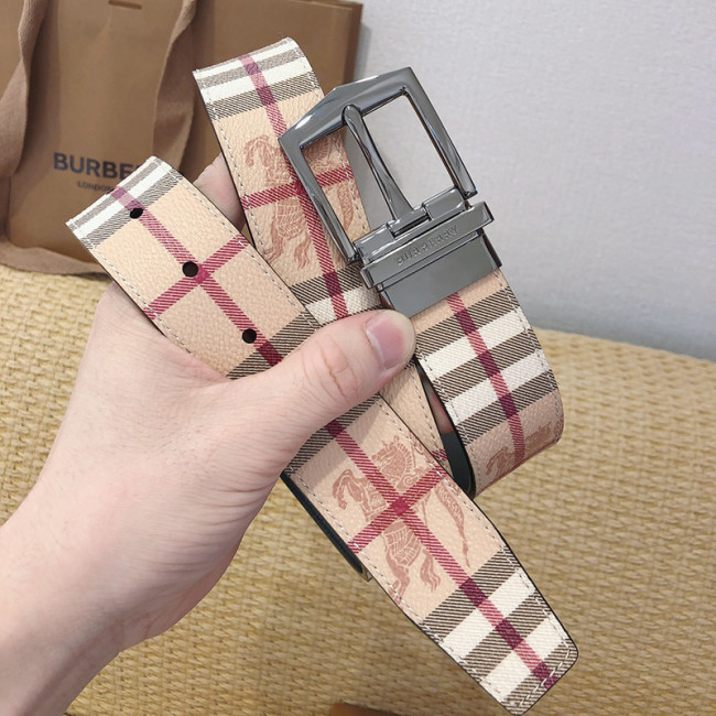 Burberry Mens Belt Luxury Brand Men Belts Luxury Brand with Original Box