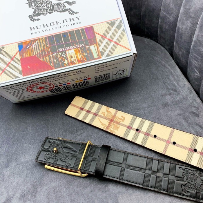 Burberry Mens Belt Luxury Brand Men Belts Luxury Brand with Original Box