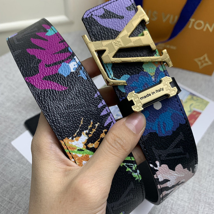 Louis Vuitton Mens Belt Luxury Brand Fashion Men Belts with Original Box