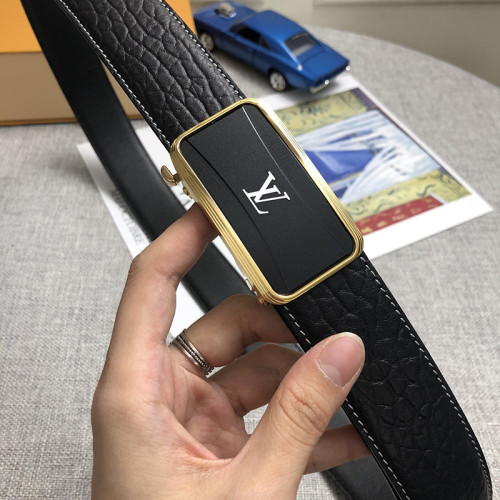 Louis Vuitton Mens Belt Luxury Brand Fashion Men Belts with Original Box