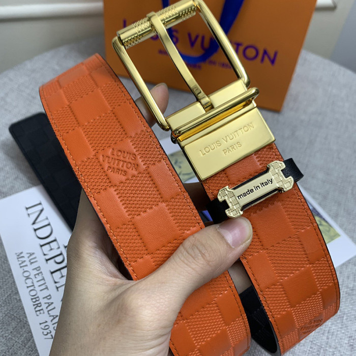 Louis Vuitton Mens Belt Luxury Brand Fashion Men Belts with Original Box
